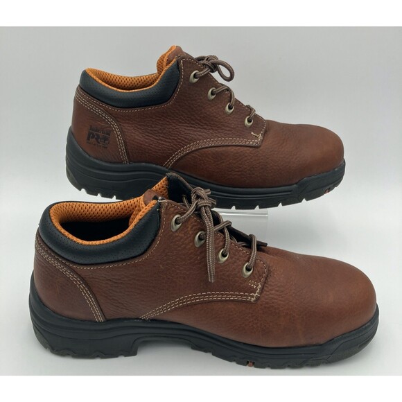 Timberland PRO PowerFit Titan Safety Toe Brown Work Shoes Mens 10.5M 47028